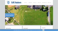 Desktop Screenshot of djk-hasborn.de