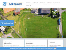 Tablet Screenshot of djk-hasborn.de